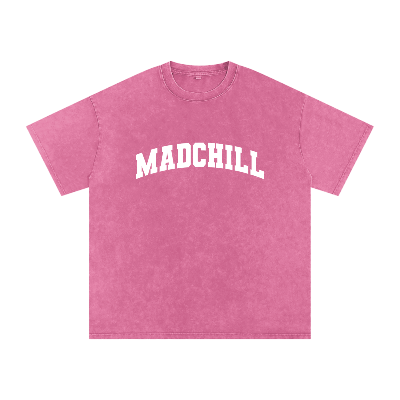 acid wash varsity fill tee