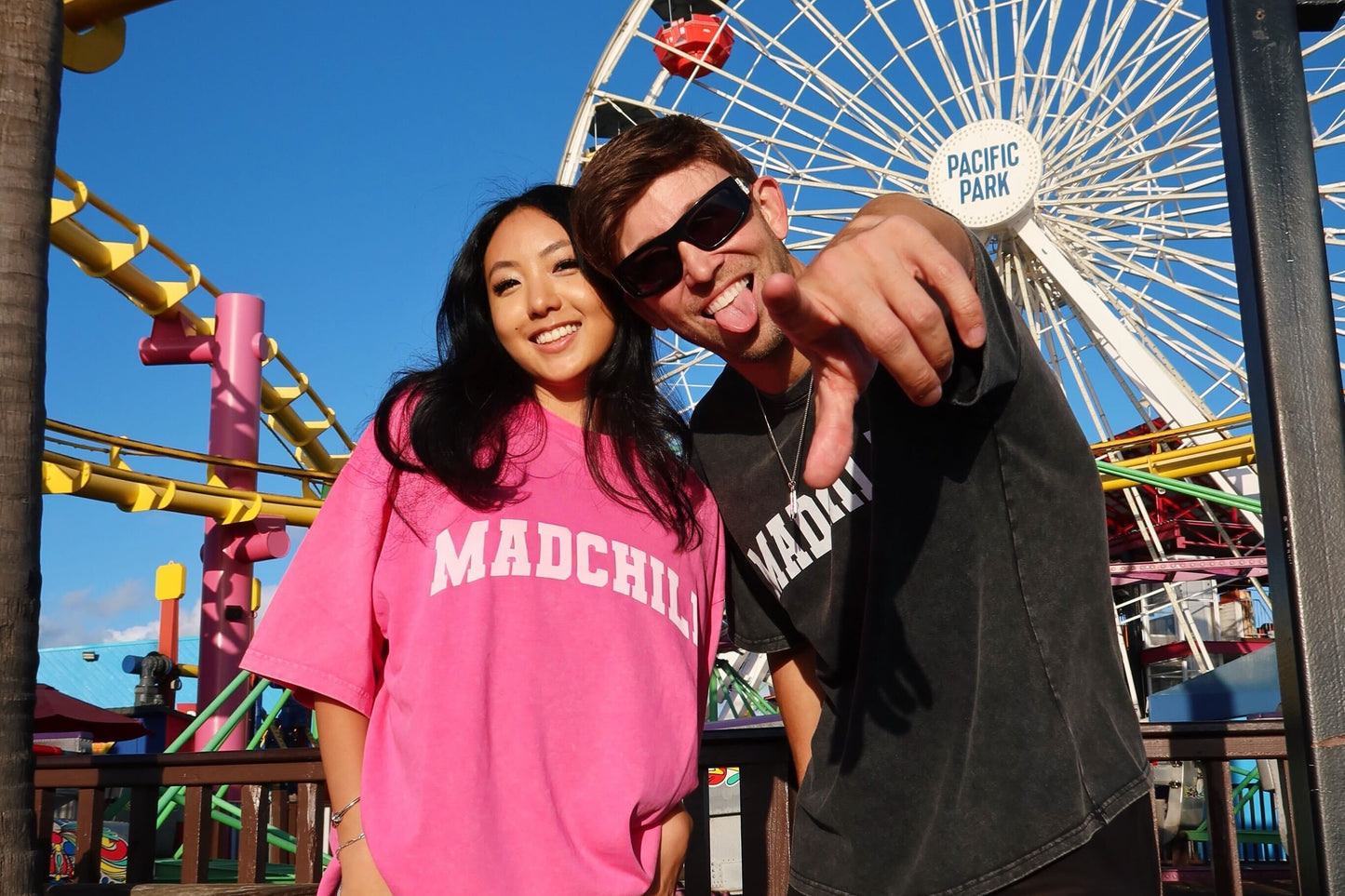 acid wash varsity tee